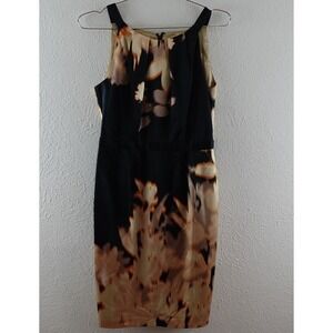 ELIE TAHARI Sleeveless Abstract Silk Dress size 6